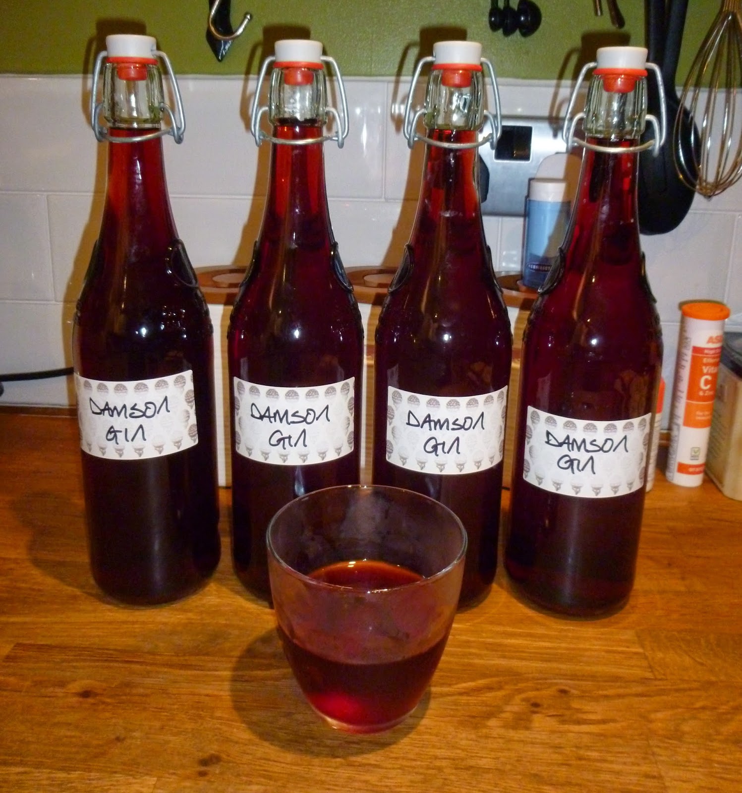 Our New Life in the Country Damson Gin and Damson Gin Jelly