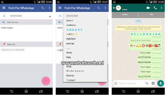 Fonts For WhatsApp para Android