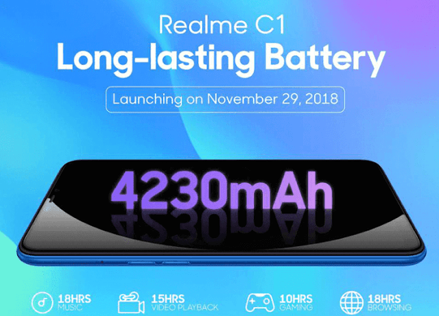 Realme C1 Arriving in the Philippines