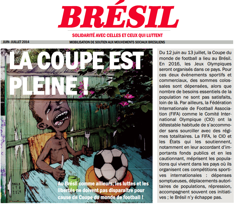 Brésil : la Coupe est pleine !