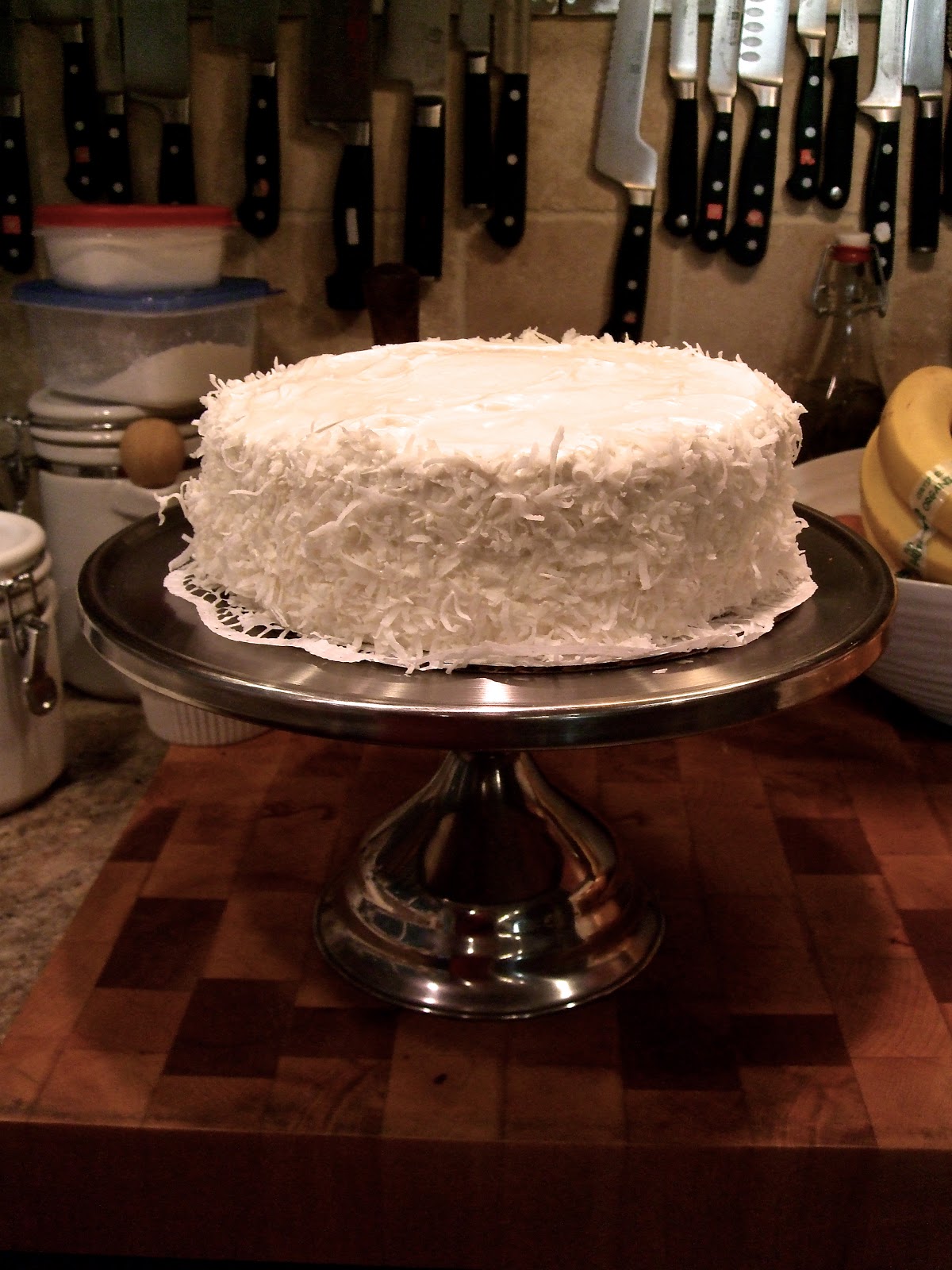 Life on the Food Chain Baking Hack Coconut Layer Cake with Fluffy