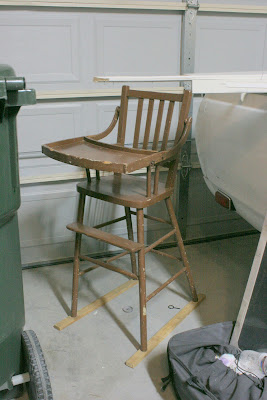 wood high chair plans