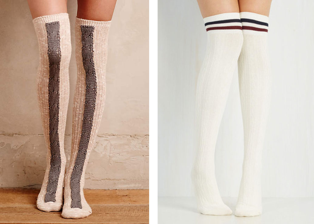 Out of the Notebook and into the blog 6 of the BEST Thigh High Socks In Stores right now!
