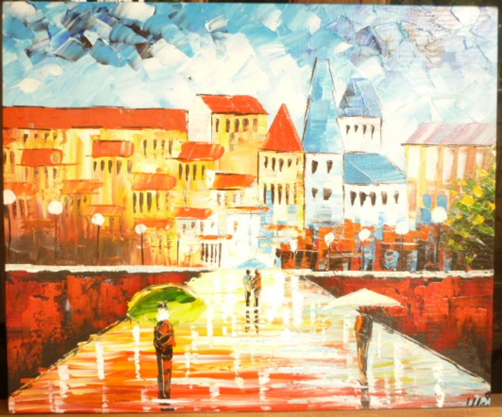 Gudangvintage Blogspot Com Gudang Vintage Lukisan Cat Minyak Minimalis