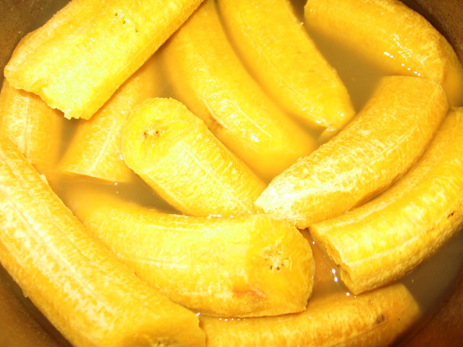 Unripe Plantain With Garden Egg Stew