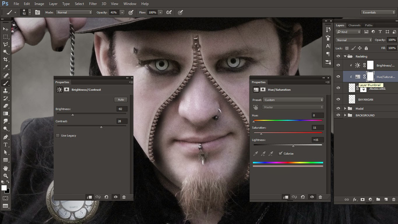 Extreme Tutorial Zombie dengan Photoshop %name Extreme Tutorial Zombie dengan Photoshop