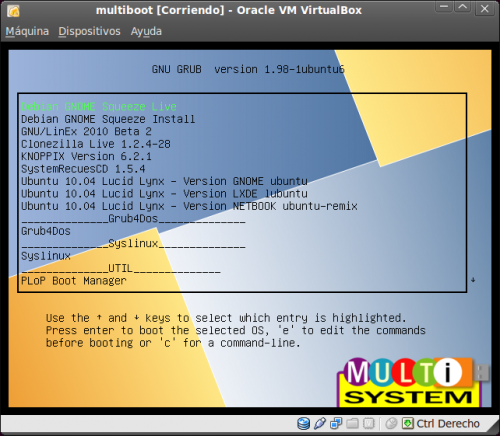 practicas: USB MULTIBOOT