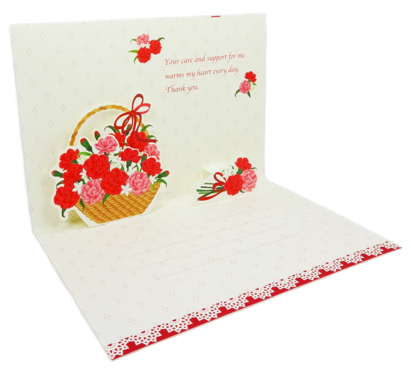 On Mother’s Day Pop Up Greeting Card