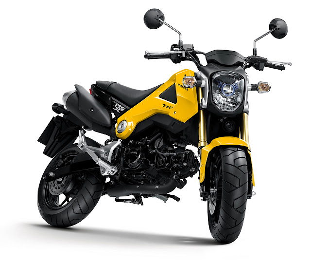 Honda MSX125 Motorcycle yellow