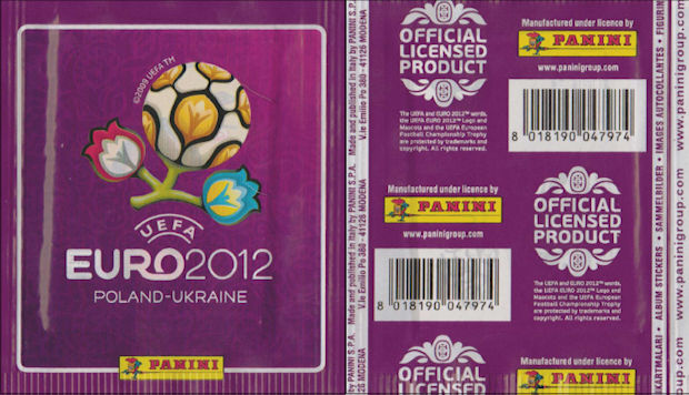 PANINI EURO 2012.. luisant stickers