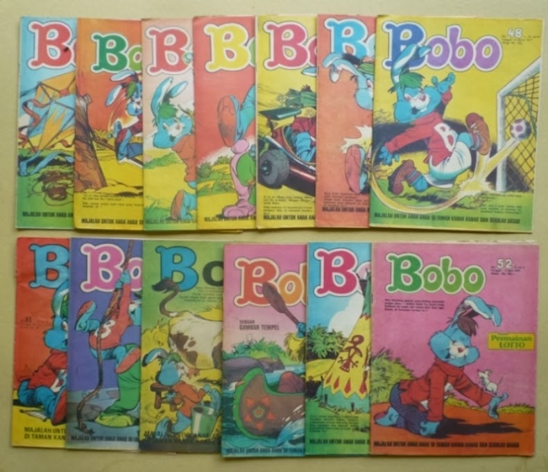 Koleksi Majalah Bobo Jadul 12 edisi th 1977 dan 1978 