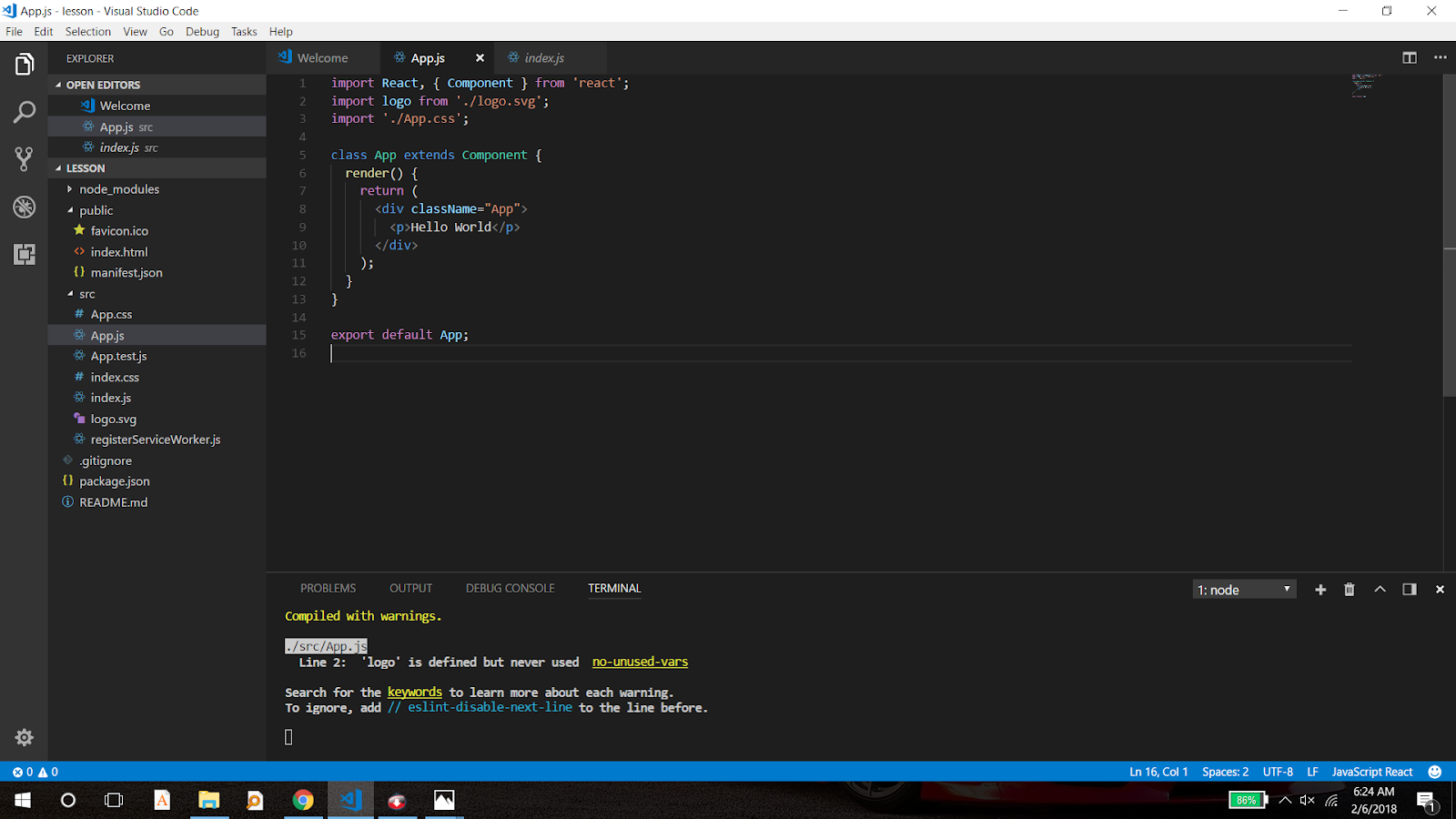 Reactjs Basic 4 - components හැඳින්වීම
