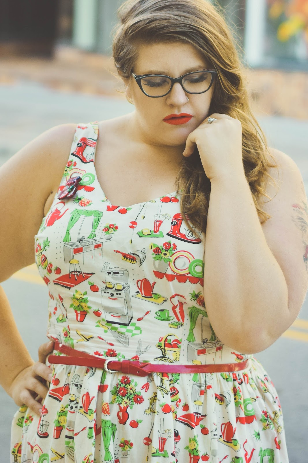 The Classy Junk Fifties Kitchen Dress Outfit