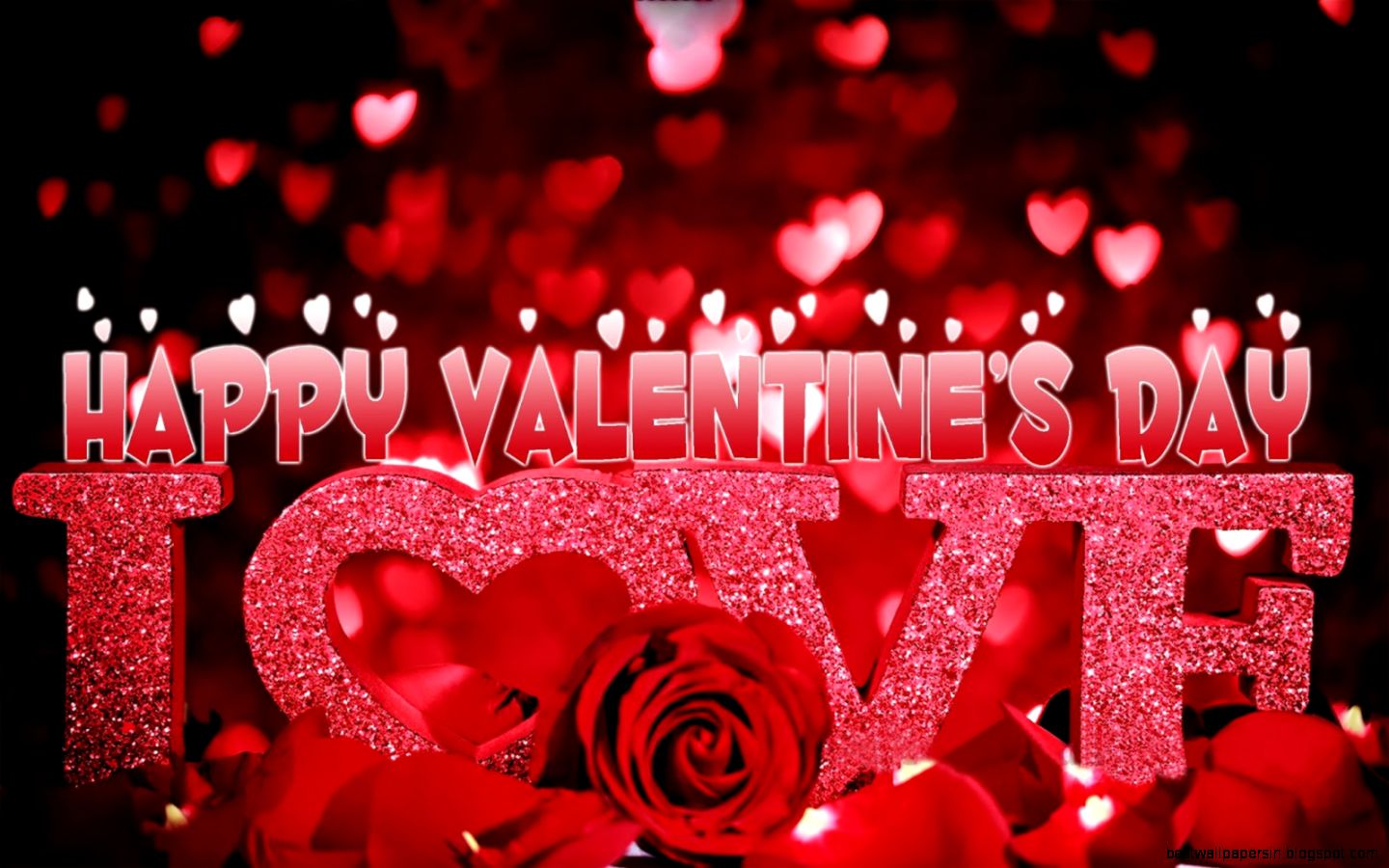 Happy Valentines Day With Love Wallpaper