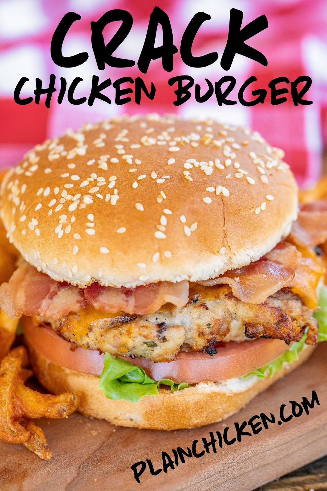 Crack Chicken Burgers Plain Chicken®