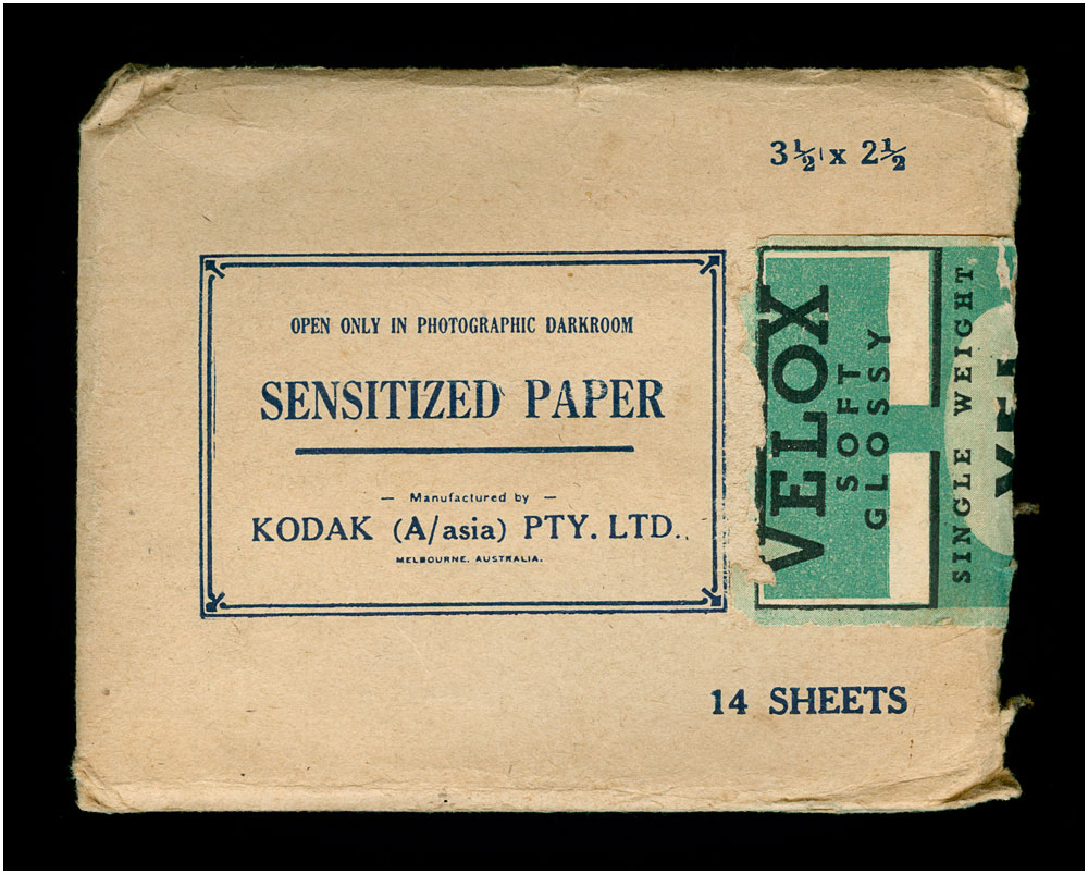 Photoworks Old Kodak Darkroom Photo Paper Packets