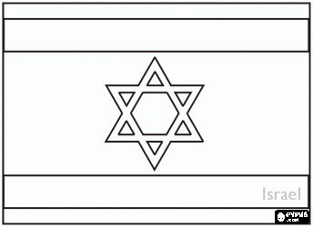 Bandera De El Salvador Para Dibujar Mapa y Bandera de Israel para dibujar pintar colorear