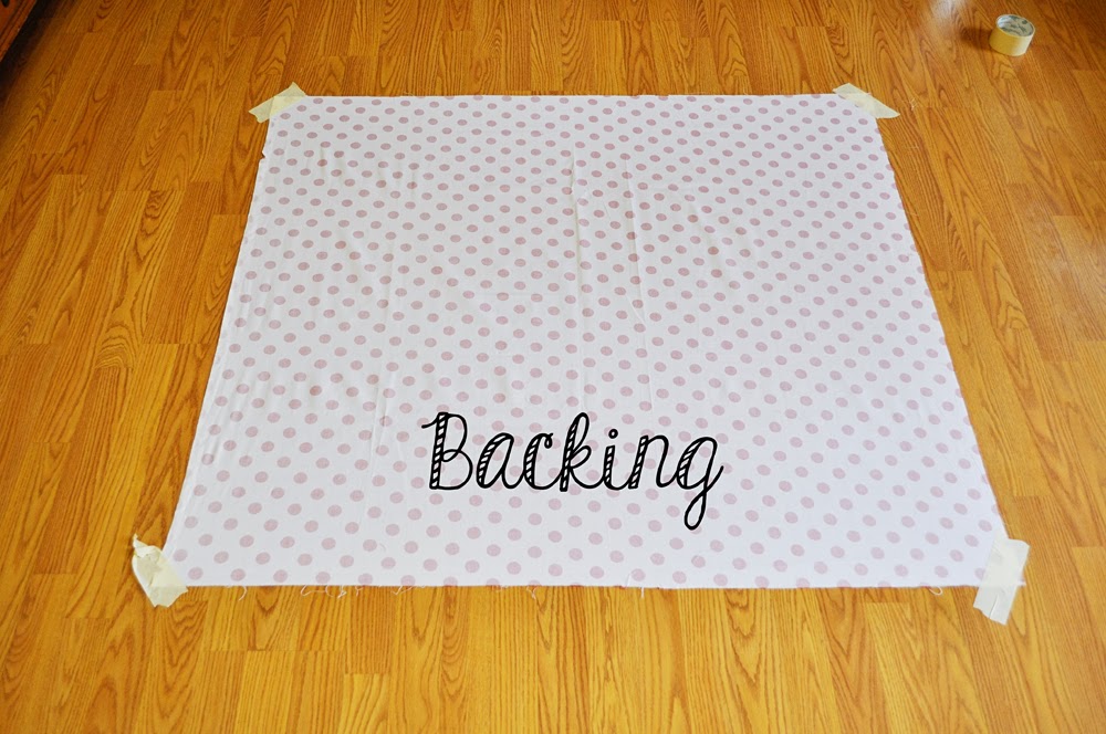 Fort Worth Fabric Studio How to Make a Quilt {Part 7} Batting and Basting