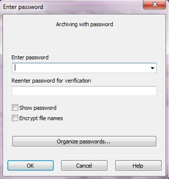 folder lock using winrar software
