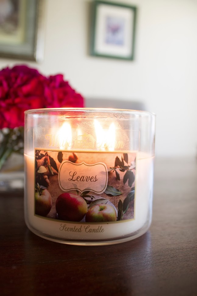 leaves candle bath and body works