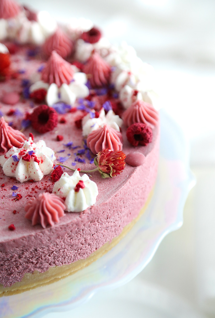 Ruby Chocolate Cheesecake Sprinkle Bakes