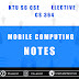 KTU S6 CSE MOBILE COMPUTING NOTES