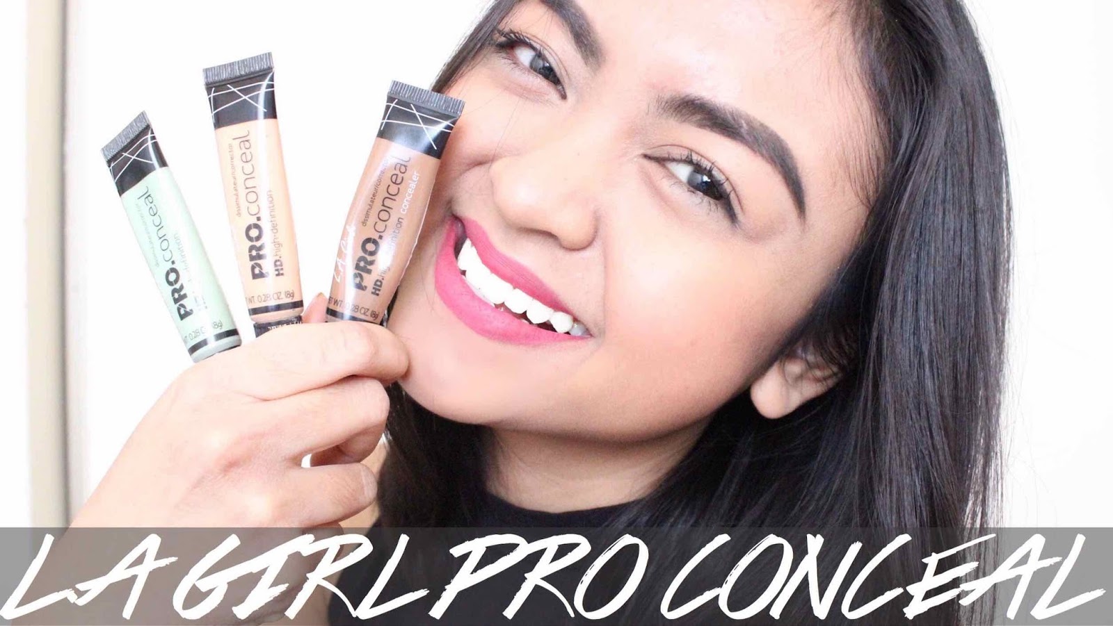 Review LA Girl Pro Concealer Green Toast And Creamy Beige