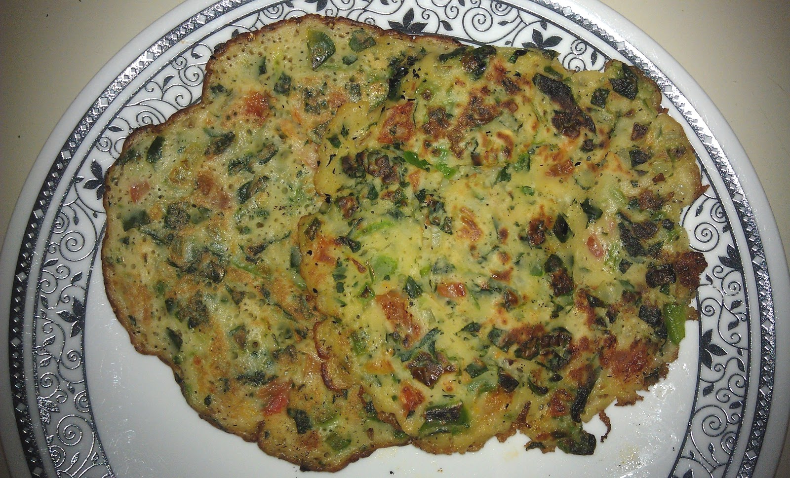 Indian Khana, Made Easy Instant Uttapams (Indian Pancakes)