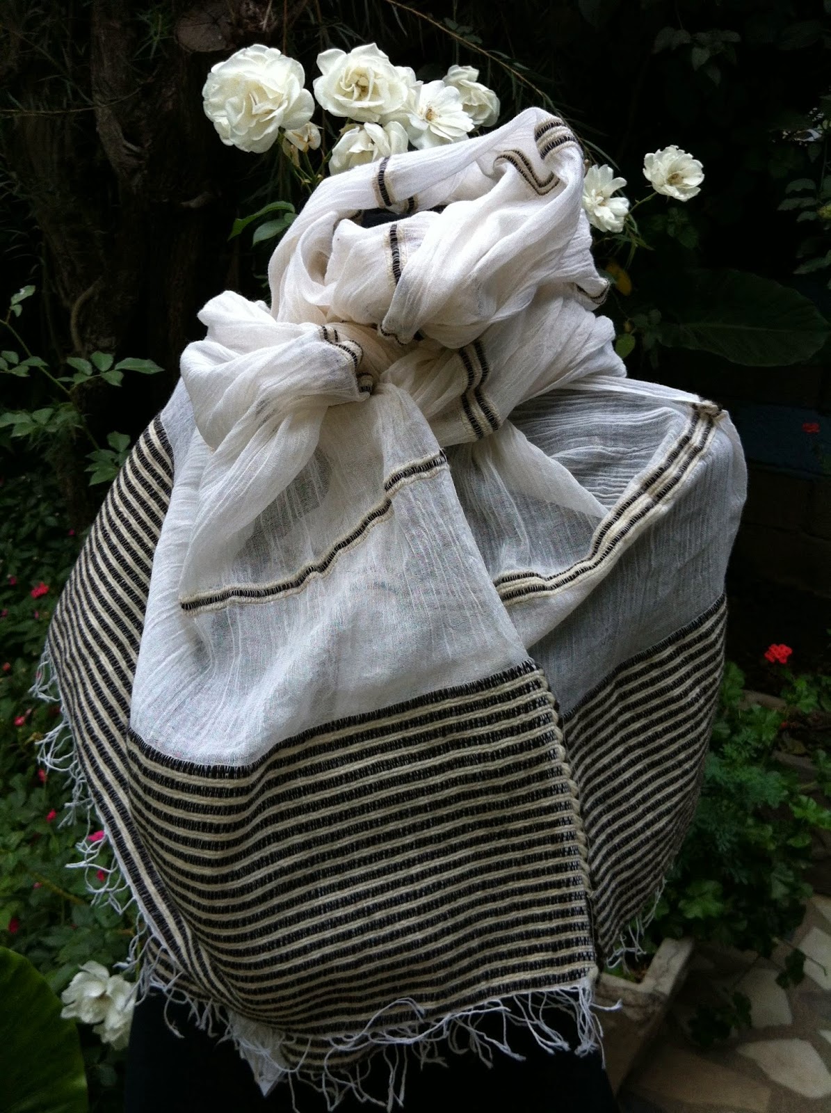 Women4WomensWear Ethiopian cotton shawls what a feeling