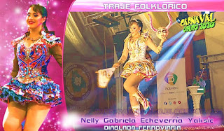 Nelly Gabriela Echeverria Yaksic traje folklórico