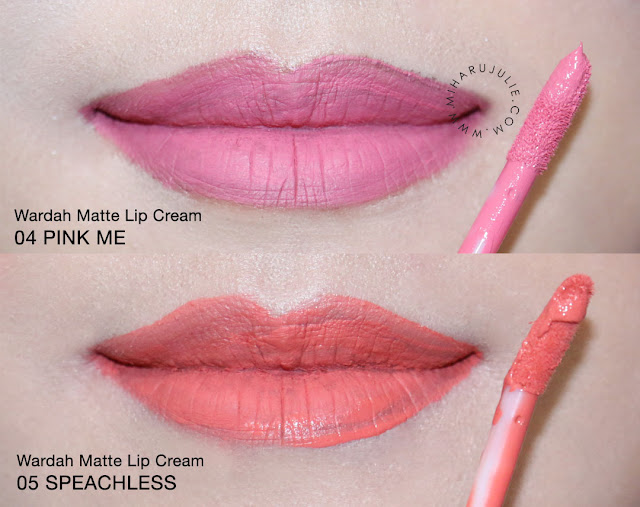 SWATCHES & REVIEW WARDAH EXCLUSIVE MATTE LIP CREAM