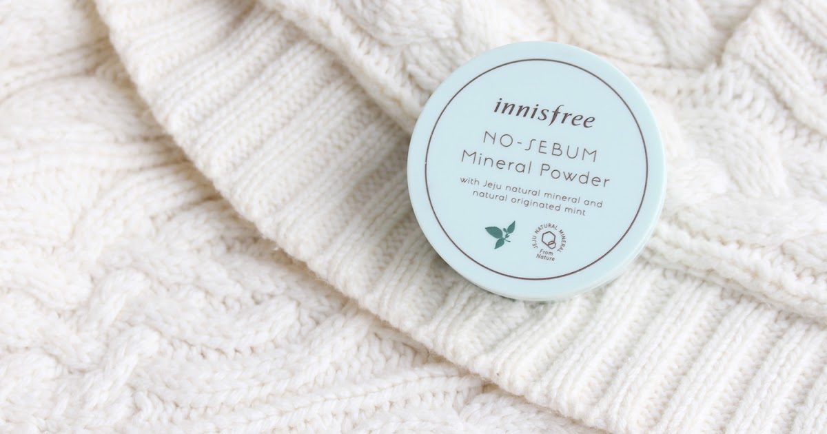 Innisfree No Sebum Powder Review Milk Mochi