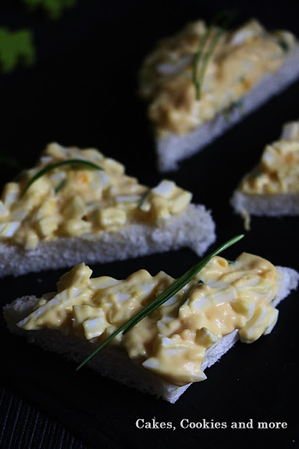 Eiersandwiches - alle Zutaten selbstgemacht