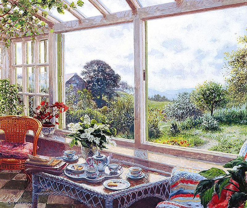 Stephen Darbishire 1940 | British Interiors and Landscape painter Stephen Darbishire 1940 | British Interiors and Landscape painter