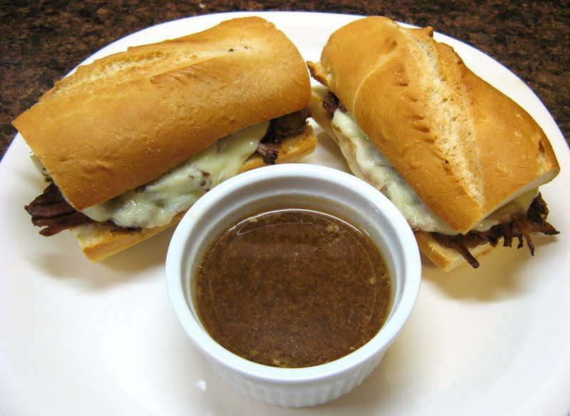 The WellFed Newlyweds French Dip Sandwiches au Jus