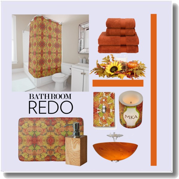 Autumn Activities for Home and Family Orange Color Scheme for Bathroom