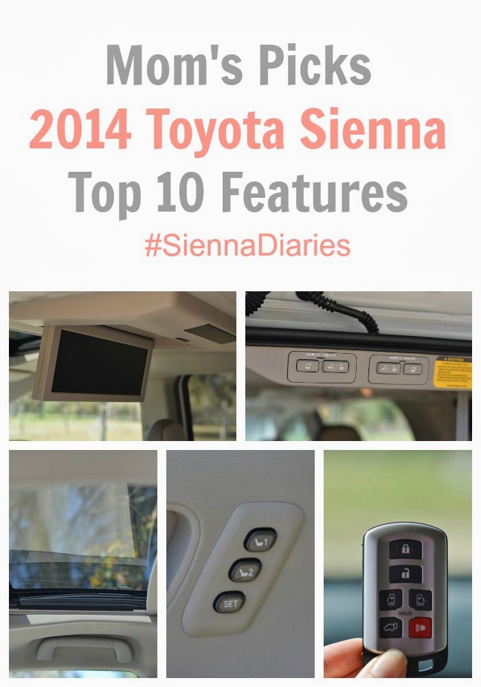 Life With 4 Boys: 2014 Toyota Sienna - My 10 Favorite Features #