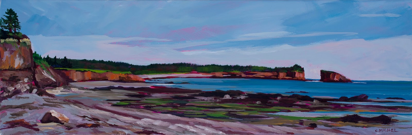 30 Paintings in 30 Days Gardner Creek New Brunswick 22