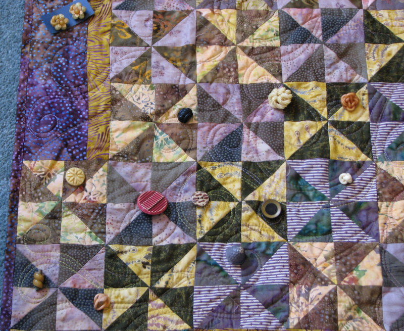 Quilting Tales Scattered Buttons Quilt