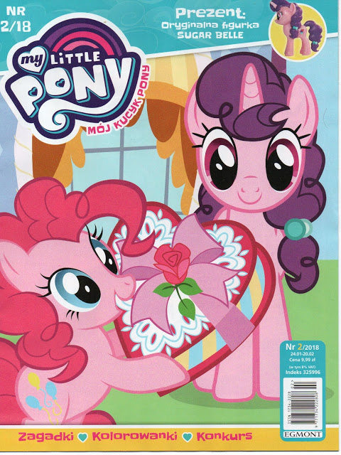 next polish mlp magazine includes sugar belle figure mlp merch