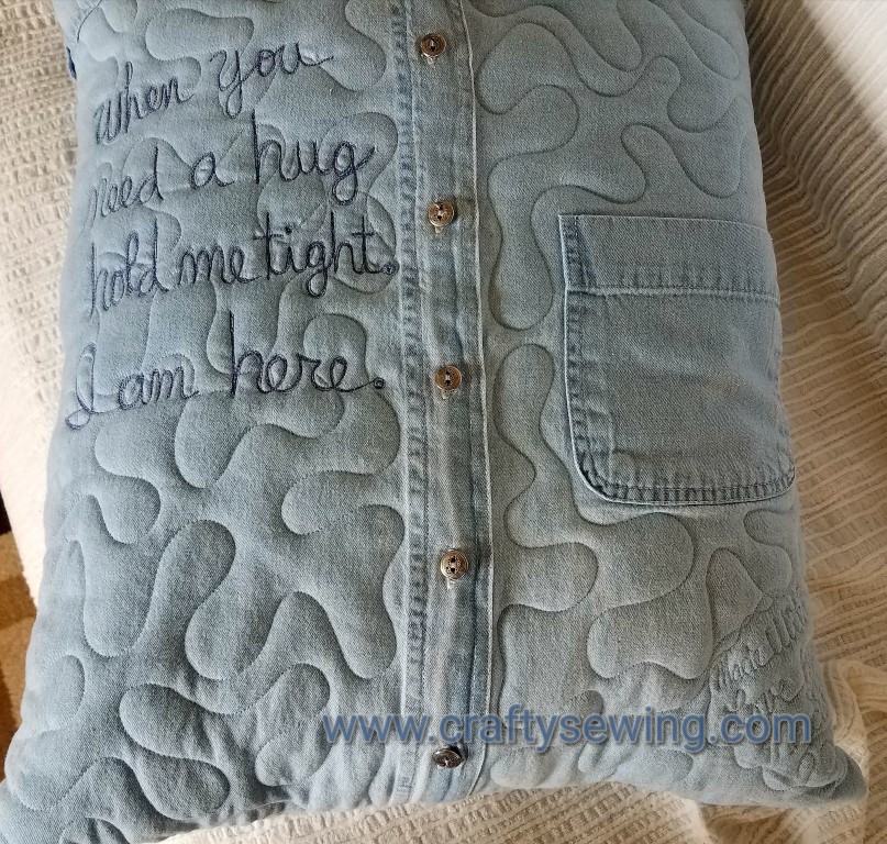 Crafty Sewing & Quilting How to Make a Quilted Memory Pillow (With a