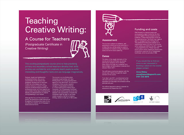 creative leaflet design example