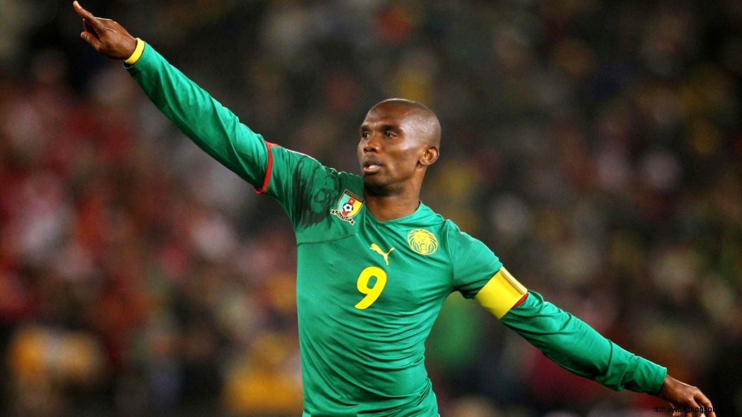 Samuel Etoo Cameroon 2015 World Cup Home Kit Wallpaper This Wallpapers.