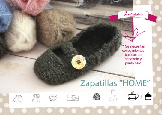 Taller zapatillas de ganchillo en Madrid