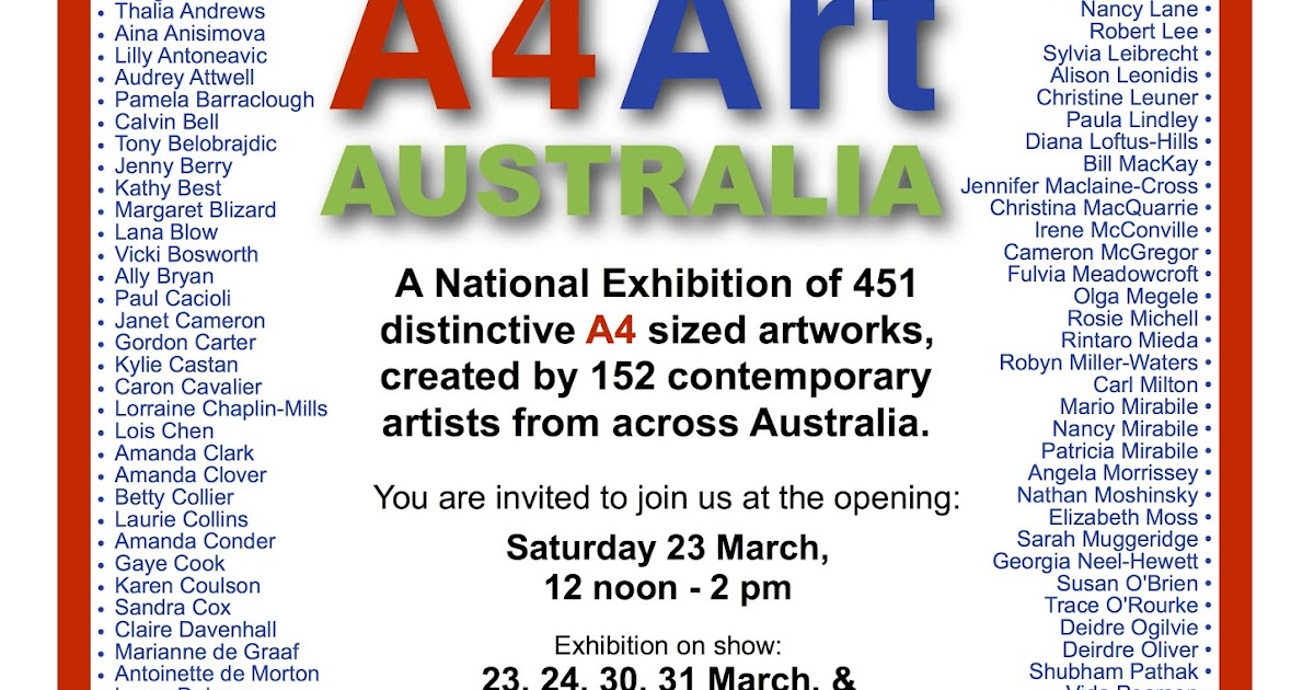 Herring Island Summer Arts Festival A4 Art Australia