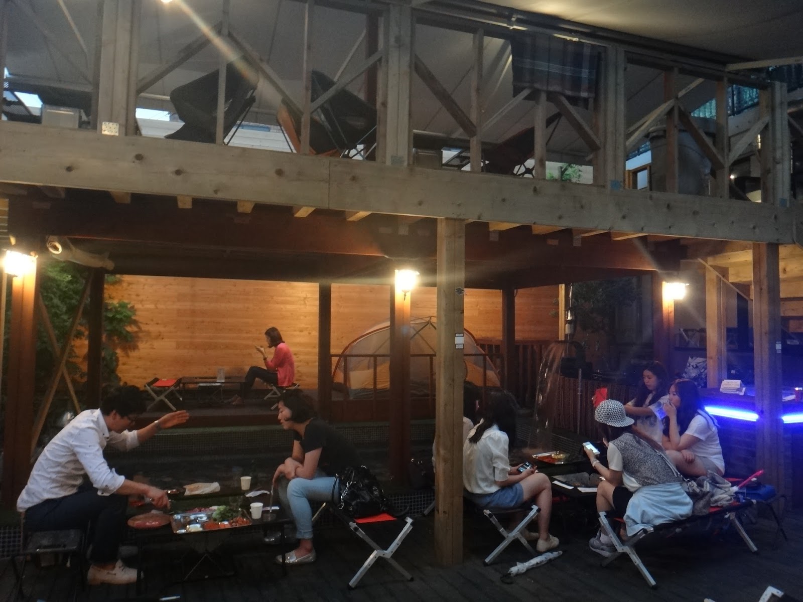 All about Hongdae in Korea Outdoor BBQ Restaurant