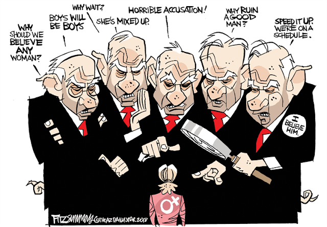 Old white men, one wearing an