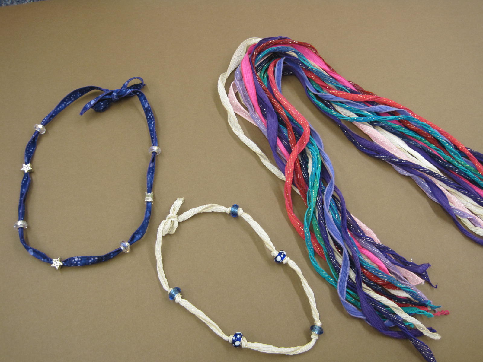 Sierras Simple Silk Cord Necklace