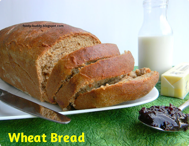 Foody - Buddy: Whole Wheat Sandwich Bread / How To Make Whole Wheat ...
