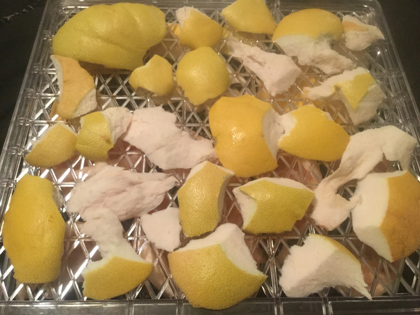 Countrified Hicks Dehydrating Pomelo Grapefruit Rind